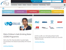 Tablet Screenshot of dcsgroup.com
